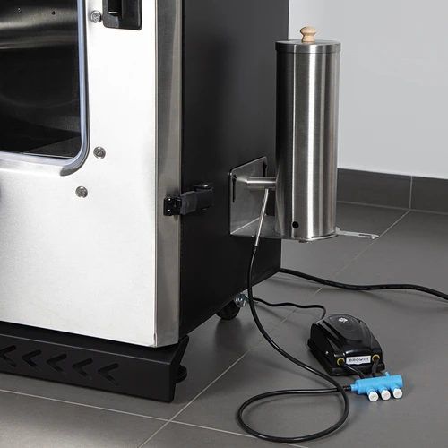 Generador de humo dragON JET 4 LIGHT con función de vaciado de cenizas y bomba eléctrica dragON Air - 4