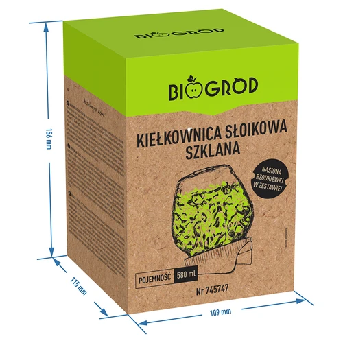 Germinador de tarro Twist-off + semillas - 7