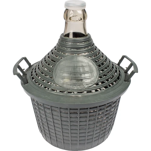 Globo para vino 5L en cesta de plástico  - 1 