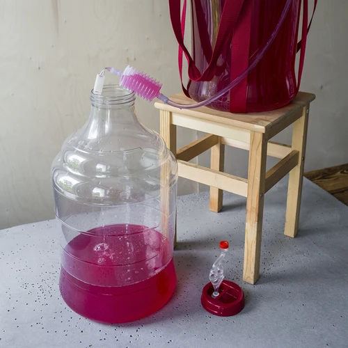 Globo para vino ligero, irrompible, con correas, 25L - 20