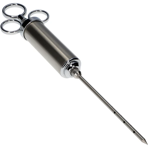 Inyector de acero inoxidable 60ml + 2 agujas - 2