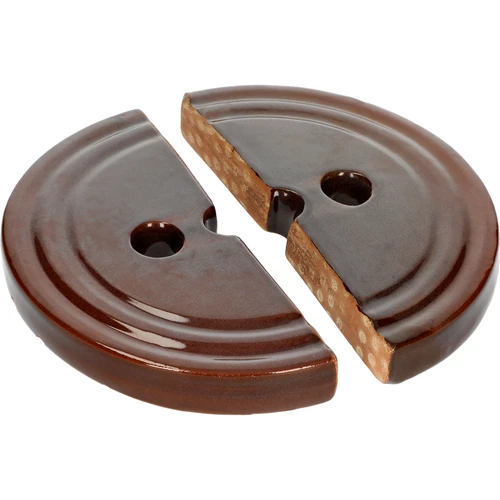 Kamień dociskowy do beczek, kamionkowy, fi 15 cm - 2