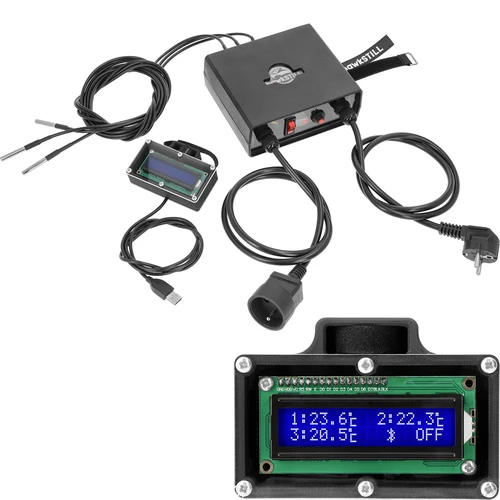 Kit hawkSTILL Wi‑Fi IQ – termómetro de destilación con Wi‑Fi y pantalla - 2