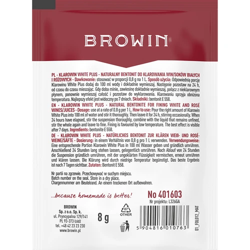 Klarowin White PLUS 8g - 2