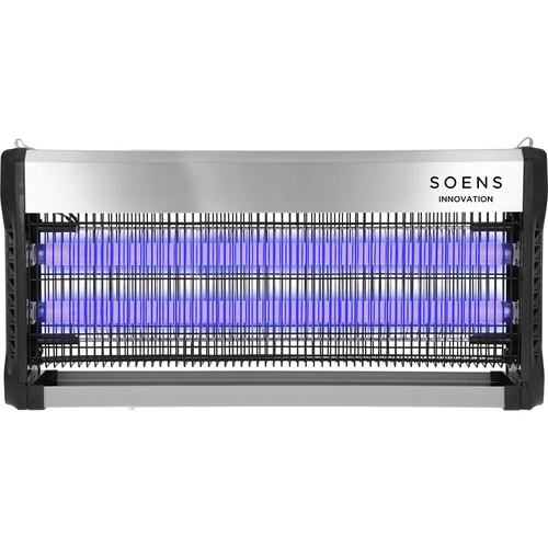 Lampa owadobójcza UVA 40 W, srebrna