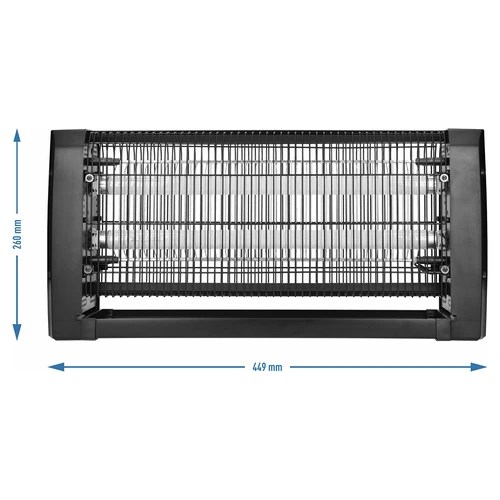 Lámpara insecticida UVA 20 W, negra - 4