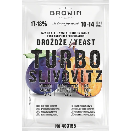 Levadura de destilería Turbo Slivovitz - 2