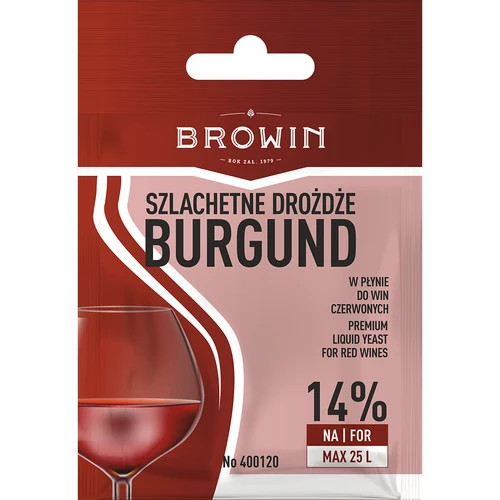 Levadura de vino Borgoña, 20 ml  - 1 