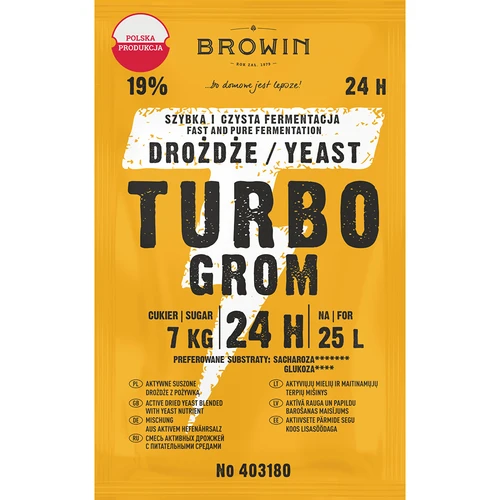 Levadura destiladora Turbo Grom 24h  - 1 