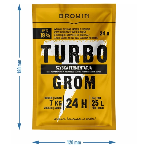 Levadura destiladora Turbo Grom 24h - 4