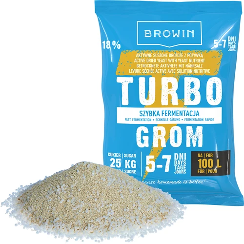 Levadura destiladora Turbo Grom 5-7 días 100L - 3