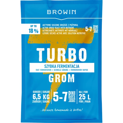 Levadura destiladora Turbo Grom 5-7 días  - 1 