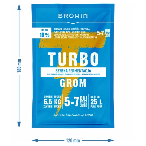 Levadura destiladora Turbo Grom 5-7 días - 4
