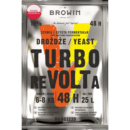 Levadura destiladora Turbo reVOLTa 48h  - 1 