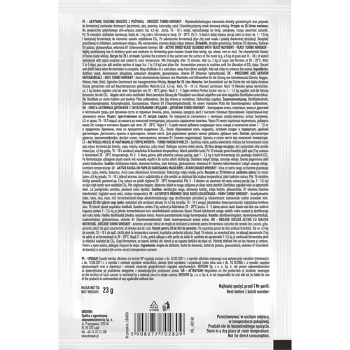 Levadura destiladora Turbo Whiskey - 3