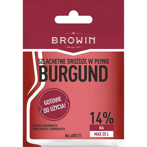 Levadura enológica Burgund sin propagación - 20 ml  - 1 