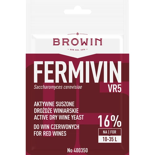 Levadura para vino Fermivin VR5 7g  - 1 