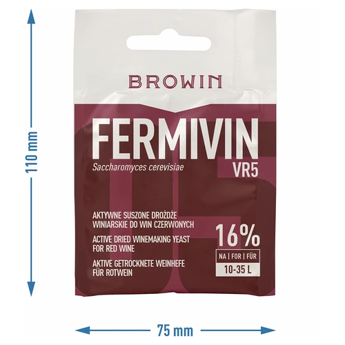 Levadura para vino Fermivin VR5 7g - 3
