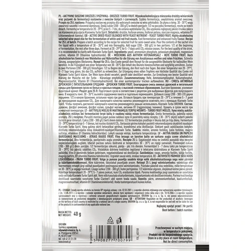 Levadura para vino Turbo Fruit 5-7 días - 3