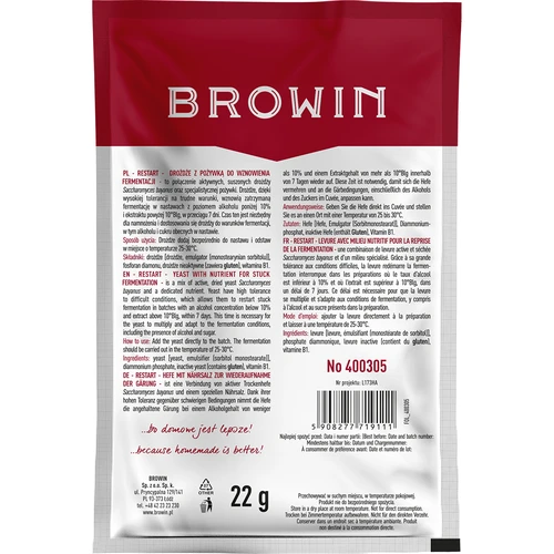 Levadura Restart - 22 g - 2