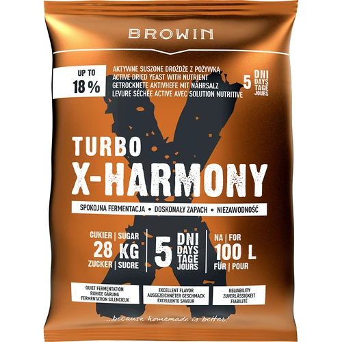 Levadura Turbo X-Harmony 100L, 360 g  - 1 