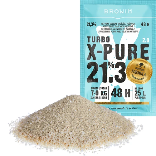 Levadura Turbo X-Pure 21,3% 48h - 135g - 3