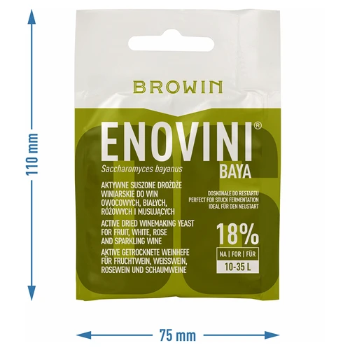 Levaduras para vino Enovini BAYA, 7 g - 3
