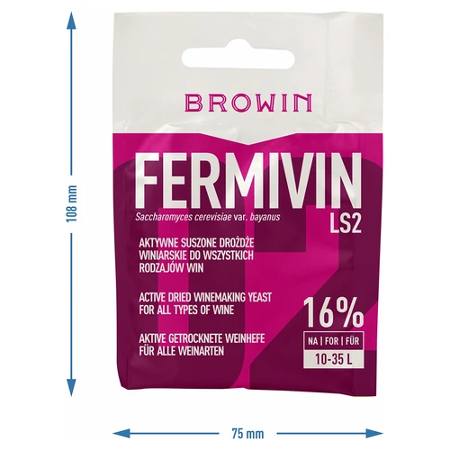 Levaduras para vino Fermivin LS2, 7 g - 3