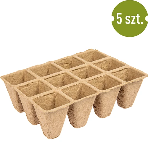Macetas de papel 4x4x4,5 cm, 5 uds. - 3