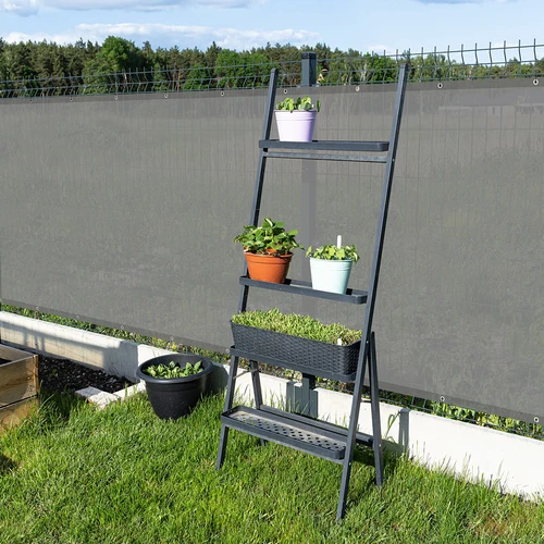 Malla de sombreado (80%, 140 g/m2) 1,5 x 5 m, grafito - 8
