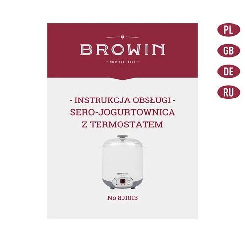 Máquina de yogur y queso con termostato 1,5 L - 9
