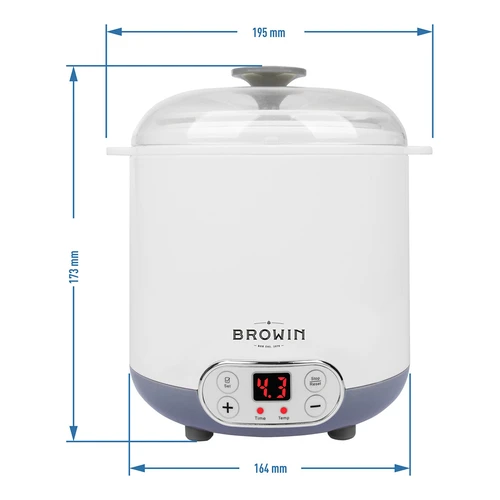 Máquina de yogur y queso con termostato 1,5 L - 10