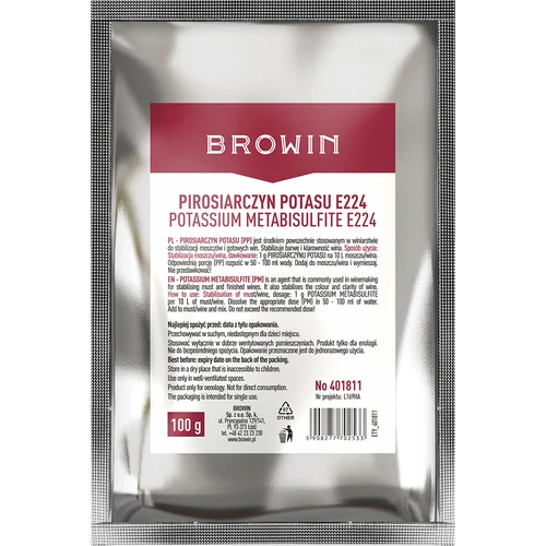 Metabisulfito de potasio 100 g  - 1 
