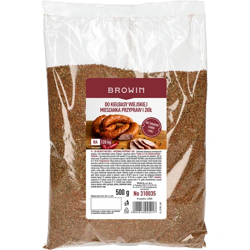 Mezcla de especias y hierbas para salchicha campesina, 500g