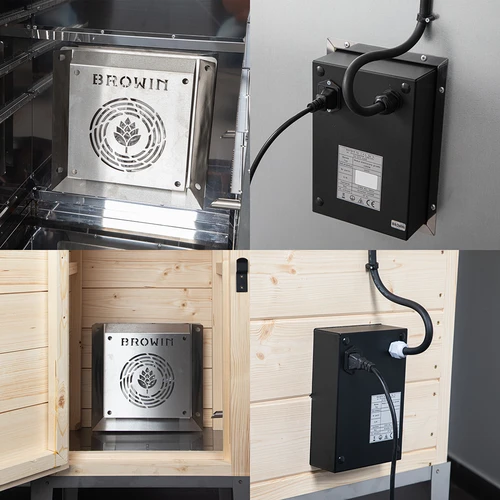 Moduł grzałki z wentylatorem, 1,5 kW - do wędzarni ogrodowych - 5