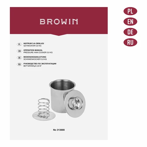 Molde para jamón casero - Pequeño capricho 0,8 kg - 10