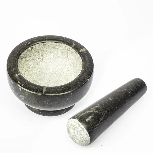 Mortero de cocina de granito - 10 cm - 2