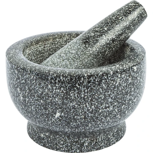 Mortero de cocina de granito - 13cm  - 1 