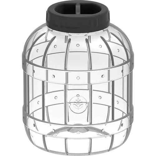 Nietłukący, wielofunkcyjny słoik z czarną zakrętką, 5L
