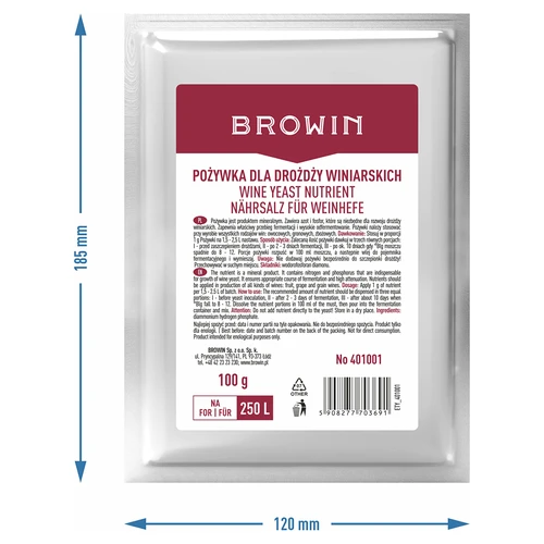 Nutriente para levadura de vino - 100g - 2