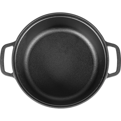 Olla de hierro fundido con sartén, 5 l - 6
