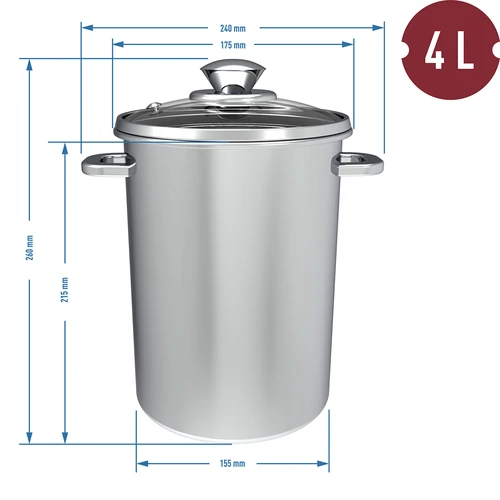 Olla multifunción con cesta y prensador de fiambres - 9