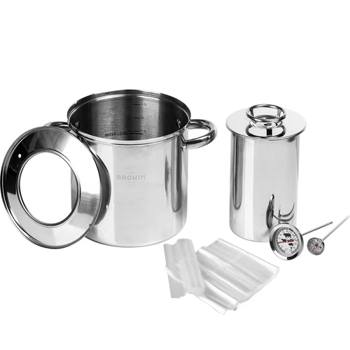 Pack con camisa de agua - prensa para fiambre 1,5 kg + olla