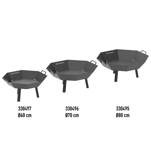Palenisko ogrodowe ø 80 cm - loftowe - 20