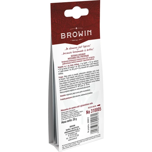 Para salchicha blanca, 20g - 4