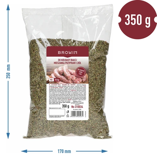 Para salchicha blanca - mezcla de especias y hierbas, 350 g - 3
