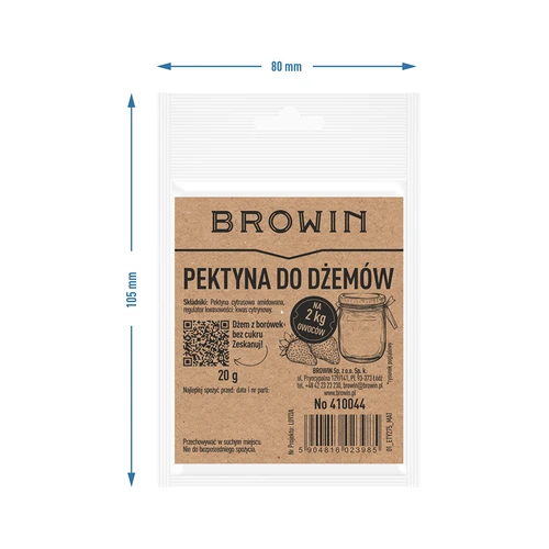 Pectina para mermeladas - cítrica amidada para gelificación, 20 g - 4
