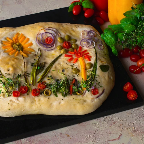 Piedra para pizza de granito 37 x 35 cm - 11