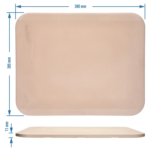 Piedra para pizza Rectangular - 38 x 30,5 cm - 5
