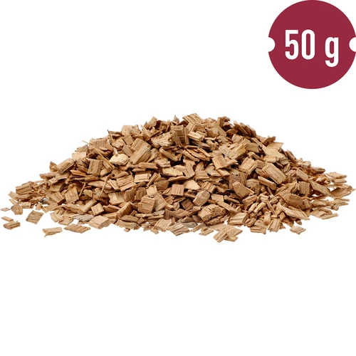 Płatki dębowe naturalne do aromatyzacji alkoholi (whisky, białe wino), 50 g - 5